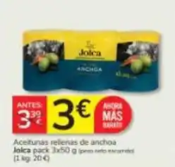Consum Jolca - aceitunas rellenas de anchoa oferta
