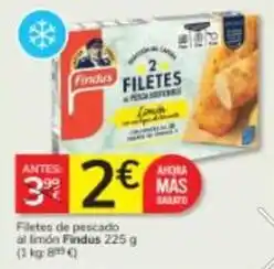 Consum Findus - filetes de pescado al limón oferta