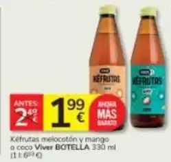Consum Mas - kéfrutas melocotón y mango o coco oferta