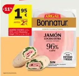 Consum Argal - jamon cocido extra oferta