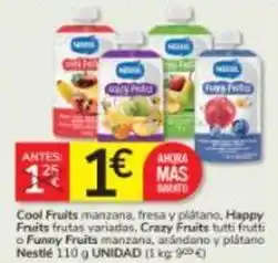 Consum Nestlé - fruits frutas oferta