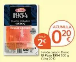 Consum Elpozo - jamon curado duroc oferta