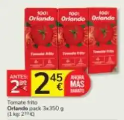 Consum Orlando - tomate frito oferta