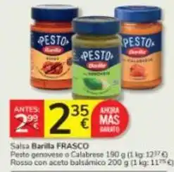 Consum Mas - salsa barilla oferta