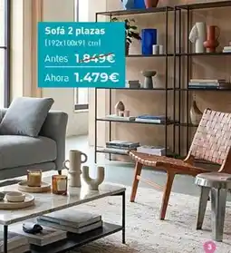 Mubak Sofa 2 plazas oferta
