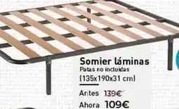 Mubak Somier láminas oferta