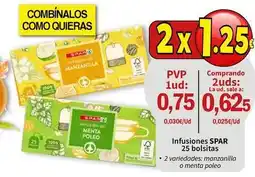 SPAR Spar - infusiones oferta