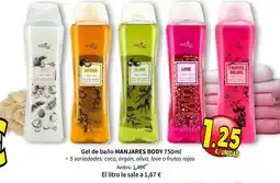 SPAR Manjares - gel de bano body oferta