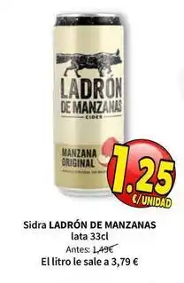 SPAR Ladrón de manzanas - sidra oferta