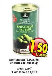 SPAR Alteza - aceitunas aliño encantos del sur oferta