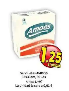 SPAR Amoos - servilletas oferta