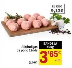 SPAR Albondigas de pollo oferta