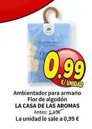 SPAR Flor - ambientador para armario de algodon oferta