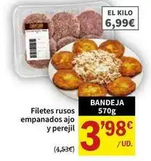 SPAR Filetes rusos empanados ajo y perejil oferta