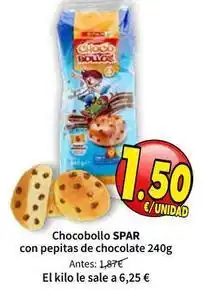 SPAR Spar - chocobollo con pepitas de chocolate oferta