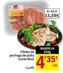 SPAR Filetes de pechuga de pollo oferta