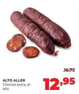 Alimerka Alto aller - chorizo extra oferta