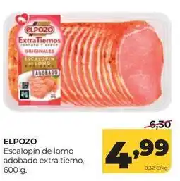 Alimerka Elpozo - escalopin de lomo adobado extra tierno oferta