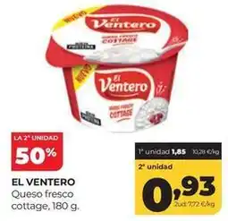 Alimerka El ventero - queso fresco cottage oferta