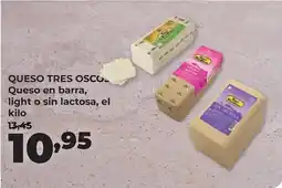 Alimerka Tres - queso en barra, light o sin lactosa oferta