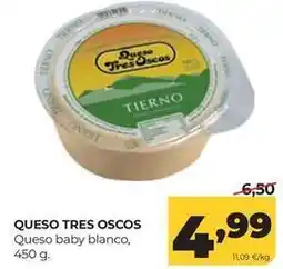 Alimerka Tres oscos - queso baby blanco oferta