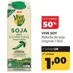 Alimerka Vivesoy - bebida de soja original oferta