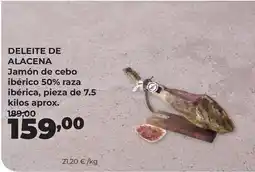 Alimerka Deleite de alacena - jamón de cebo ibérico 50% raza ibérica oferta
