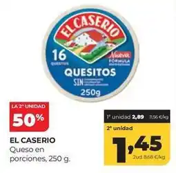 Alimerka El caserío - queso en porciones oferta