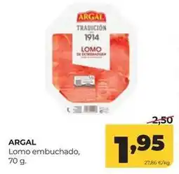 Alimerka Argal - lomo embuchado oferta
