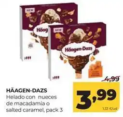 Alimerka Häagen-dazs - helado con nueces de macadamia o salted caramel oferta