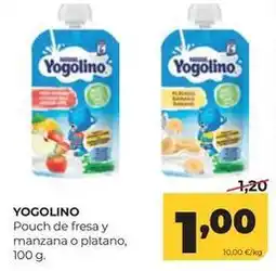 Alimerka Iogolino - yogolino pouch de fresa y manzana o platano oferta
