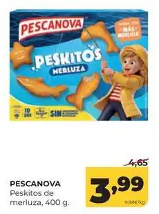 Alimerka Pescanova - peskitos de merluza oferta