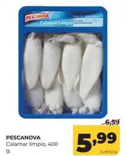 Alimerka Pescanova - calamar limpio oferta