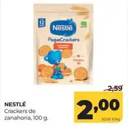 Alimerka Nestlé - crackers de zanahoria oferta