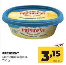 Alimerka Président - mantequilla ligera oferta