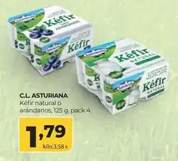 Alimerka Central lechera asturiana - kefir natural o arandanos oferta