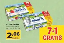 Alimerka La asturiana - yogur natural o sabores oferta
