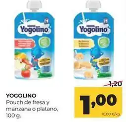 Alimerka Danone - yogolino pouch de fresa y manzana o platano oferta