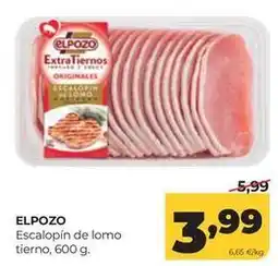 Alimerka Elpozo - escalopín de lomo tierno oferta