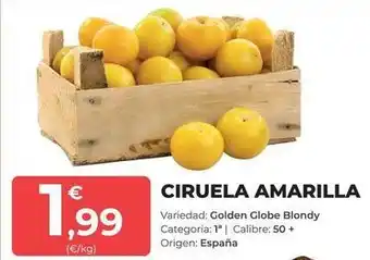 Origen - ciruela amarilla