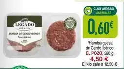 Masymas El pozo - hamburguesa de cerdo iberico oferta