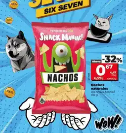 Dia Dia snack maniac - nachos naturales oferta