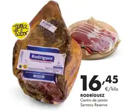 Supermercados Lupa Rodríguez centro de jamón serrano reserva oferta