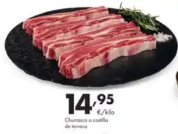 Supermercados Lupa Churrasco o costilla de ternera oferta