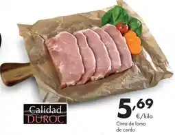 Supermercados Lupa Calidad DUROC Cinta de lomo de cerdo oferta