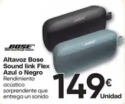 Hiper FROIZ Bose Sound link Flex oferta