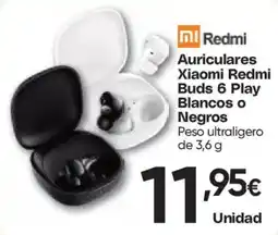 Hiper FROIZ Redmi Auriculares Xiaomi Redmi Buds 6 Play oferta