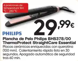 Hiper FROIZ Philips plancha de pelo bhs378/00 thermoprotect straightcare essential oferta