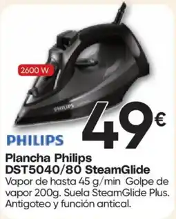 Hiper FROIZ Philips plancha dst5040/80 steamglide oferta