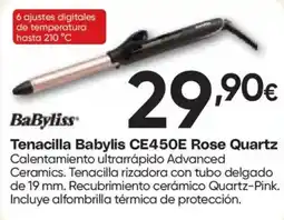 Hiper FROIZ Babyliss tenacilla babylis ce450e rose quartz oferta